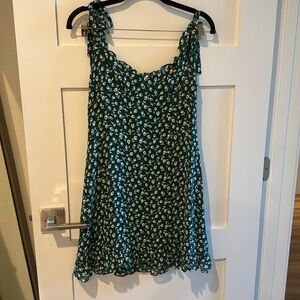 Reformation floral mini dress